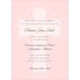 Fresco Cross in Pink Invitations Image 1 of 3